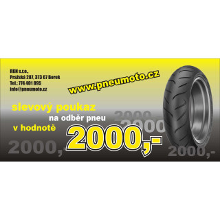 Slevový poukaz 2000Kč
